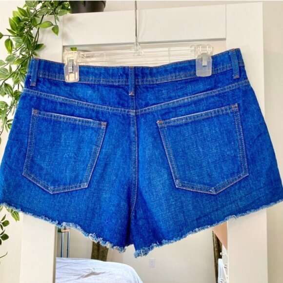 Forever 21 high rise denim cutoff jean shorts size 31 - Picture 6 of 12